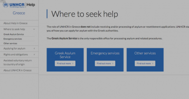 UNHCR launches HELP, new information platform for refugees in Greece